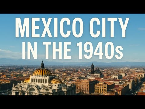 Mexico City in the 1940s [60 FPS | HD Remastered]