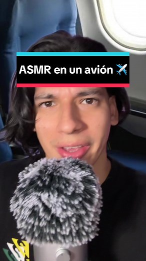 ASMR en el avión ✈️ #asmr #parati #fyp #asmrvideo