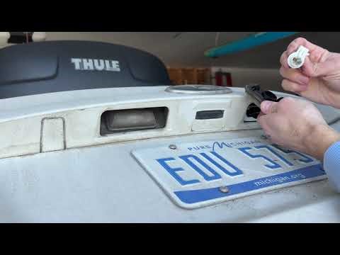 Subaru Crosstrek License Plate Light Replacement + Impreza