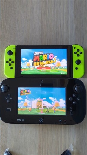 Super Mario 3D World- Nintendo Switch vs Wii U Speed Comparison