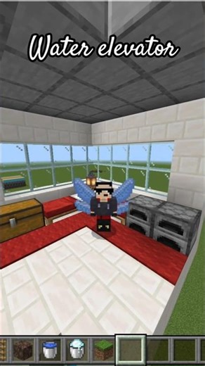 minecraft water elevator #minecraft #build