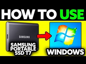 How To Use Samsung Portable SSD T7 on Windows (2025) - Step by Step