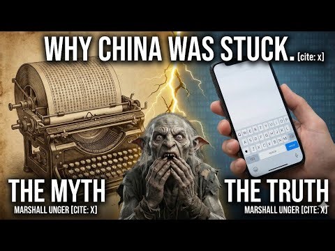 The Ideogram Lie: Why China Was "Stuck" for Decades