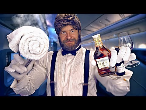 ASMR Sleep on the Luxury First Class Airlines