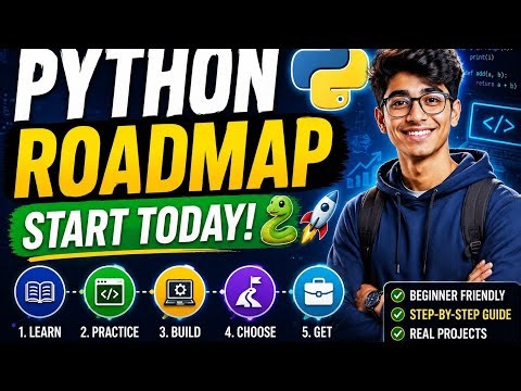 Python Roadmap for Beginners 2026 | Zero to Hero Guide 🐍🚀
