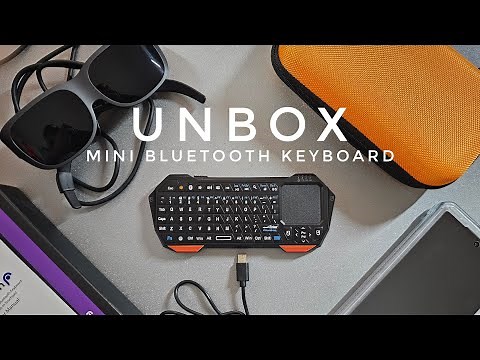 ●Fosmon Mini Bluetooth Keyboard With Touchpad | Unbox & Wearable Display Application Thoughts!