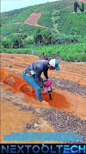 Accessory Tools : Earth Auger Tools Planting Tree Farming#tools