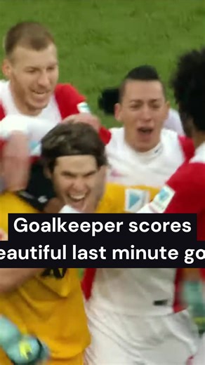 Bundesliga goalkeeper scores beautiful last minute goal 😱😱🔥 #football #footballvideo #footballtiktok #goalkeeper #goal #goalkeepergoal #bundesliga #championsleague #euroleague #fcaugsburg #marwinhitz #bvb #fcbasel #borussiadortmund