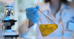 Technician Stirs Orange Liquid Conical Flask Stock Footage Video (100% Royalty-free) 3524262783 | Shutterstock