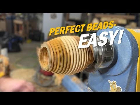 Perfect Beads - Easy #woodturning