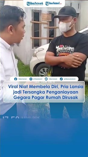 Viral Niat Membela Diri, Pria Lansia jadi Tersangka Penganiayaan Gegara Pagar Rumah Dirusak