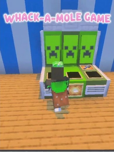 WHACK-A-MOLE GAME | MINECRAFT ‪@minecraft‬ #shorts #minecraft #viralshort