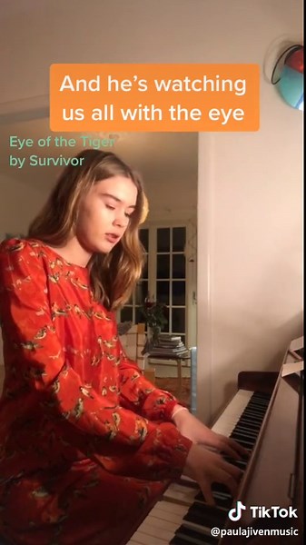 Eye of the Tiger by Survivor Cover Paula Jivén