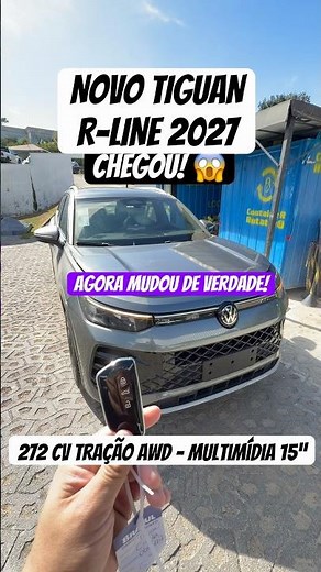 VW TIGUAN R-LINE 2027 CHEGOU! Agora com 272 cv e Tração 4x4. Ganhou até MASSAGEM e Novas TELAS