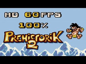 [HD 60fps] Prehistorik 2 (DOS) (Expert) - 100% Walkthrough - No Deaths Guide