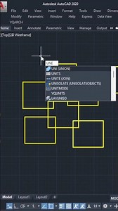 AutoCAD Tips 🔥 Union Command | Combine Objects Easy!- #autocad#autocadshorts #tutorial