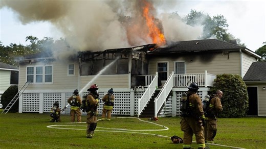 Pet dies in fire at home on Marine Corps' Parris Island, cause under investigation