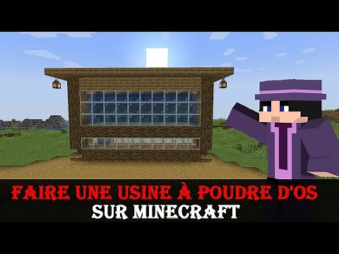 Usine à poudre d'os automatique sur Minecraft - Tuto Minecraft Wapitika 💖
