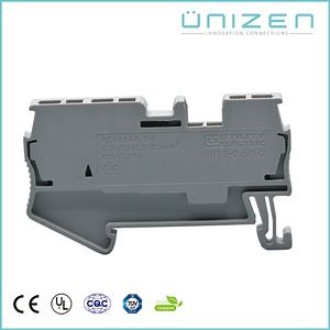 [Hot Item] Jut3-2.5-1-2 Electrical Spring Connection Feed Through Terminal Block