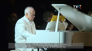 Sărbătorile Iașului. 615 de la prima atestare documentară a Iașului. Vals. Piano - Eugen Doga. Muzica Eugen Doga. Orchestra Operei Române Iași și dirijați de maestrul Daniel Jinga. Corul Marii Unirii. Piața Palatului Culturii, Iași. 15 octombrie 2023. | Eugen Doga/ Евгений Дога
