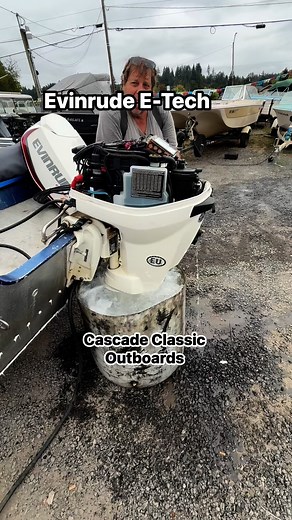 Running the 2016 E-Tech 30 hp 2 stroke today, checking some stuff out. All good! | Cascade Classic Outboards