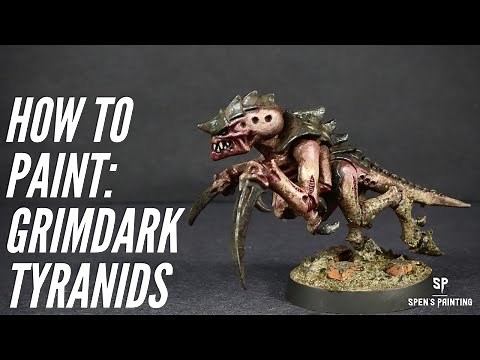 How to paint Grimdark Tyranids #warhammer