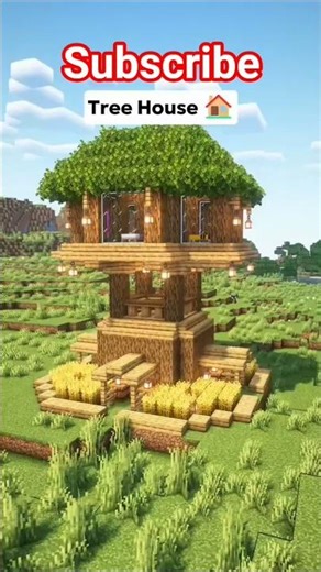 #minecraft How To Build A Jungle Tree House in Minecraft