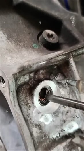 DIY Thread Repair Hack – Fix Stripped Hole with Simple Tools 🔩