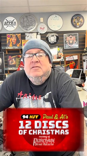 Paul paid a visit to HJY’s personal Santa of Vinyl, Roger at Purchase Street Records, supplier of Paul & Al’s “Final Vinyl” and the “94 HJY 12 Vinyl Discs of Christmas!” 94HJY.com/listen @purchasestreetrecords #vinyl #albums #turntable #ad #sponsored | 94HJY-The Home of Rock and Roll