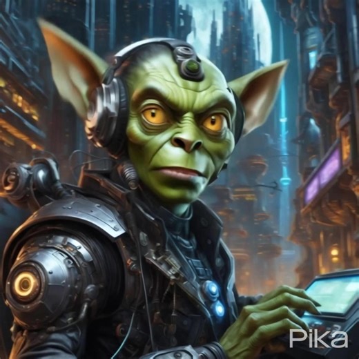 Cyborg Goblin Movie,#aiart #aiartwork #aiartcommunity #aiartists #aiartgallery #ai #fantasy #fantasyart #digitalcreator #illustration