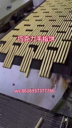 Full Automatic Finger Biscuit Making Line#FingerBiscuit#FingerBiscuitProductionLine#machine