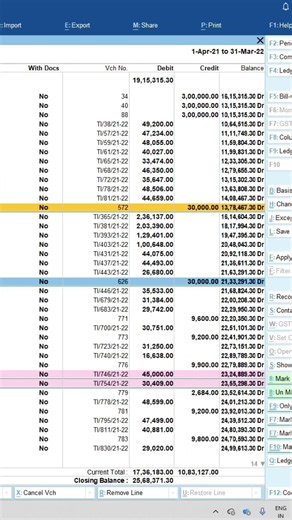 How to mark and highlight ledgers and vouchers in Tally prime || #freetdl #ai #duedateextended