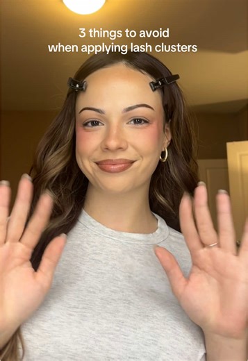 3 things to avoid when applying lash clusters ✨ #diylashextensions #lashclusters #lashmapping #lashestutorial #ucoolmelashes @uCoolMeLashes