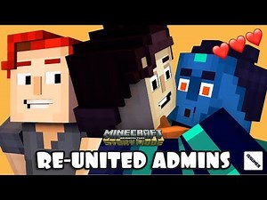 RE-UNITED ADMINS 😂😂😂 ROMEO/XARA/FRED HAPPY ENDING!!! Minecraft Story Mode Season 2 Episode 5