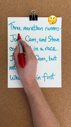 This marathon runner riddle is harder than you think. | The Gooch