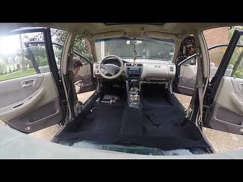 Honda Accord carpet removal & install