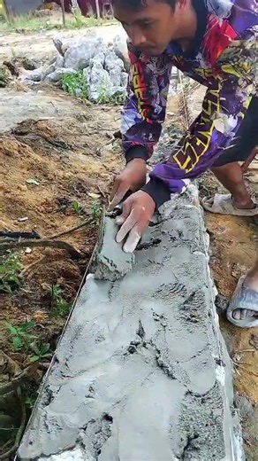 Installing foundation stones #Construction #Woodworking #Architecture