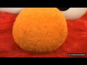 Close up shot of Elmo's nose from Elmo's World: Noses in slow motion 👃