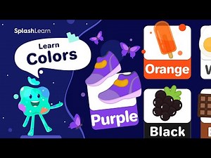 Learn Colors with Fun: Orange, Black, Purple, White, Brown | Color Song for Kids