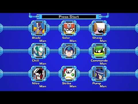 Mega Man 10 — Stage Select (Cover, Extended)