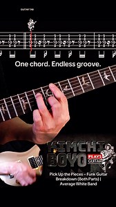 🎷 Pure pocket playing. No vocals, just groove. Pick Up the Pieces by Average White Band is a funk guitar masterclass—tight, locked-in, and deceptively tricky. 🎸 This video breaks down BOTH key parts: ✅ Guitar 1: Funk vamp on one chord ✅ Guitar 2: Single-note “bubble line” that bounces between the groove ✅ Focus: Right-hand consistency, muted strums, and dynamic control ✅ On-screen tabs for both parts—split groove magic This is all about feel, syncopation, and restraint. 🔥 No flash. All pocket