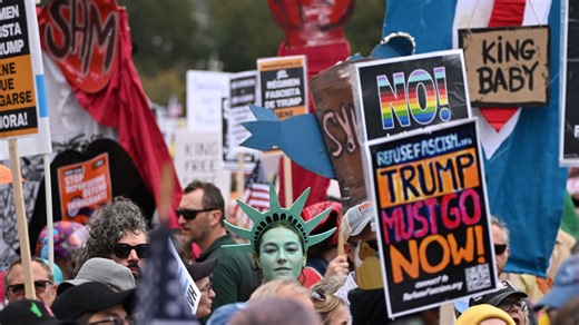 Hundreds of thousands of Illinois residents attend 'No Kings' rallies. See pictures