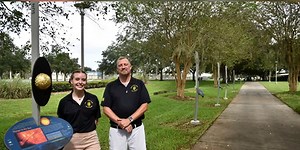 College of Central Florida will unveil a 1 to 10-billion scale model of the solar system