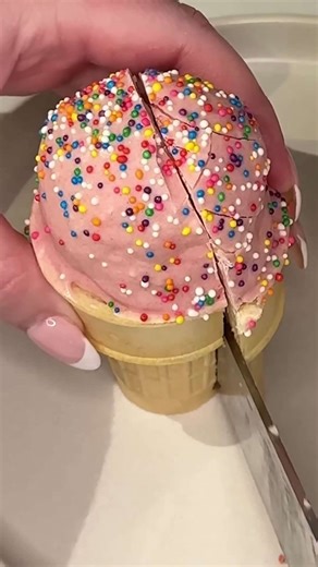 Cone-shaped presentation transforms standard cake pops into novel treats