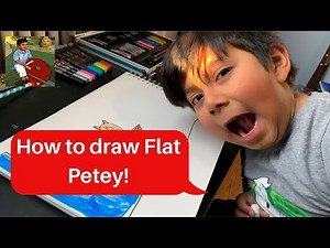 Dog Man Characters/How to Draw Flat Petey