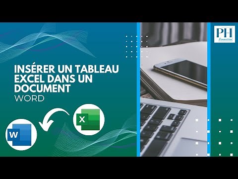Insérer un tableau Excel dans un document Word