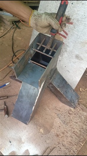 wood stove bottom grate, my version 🙃