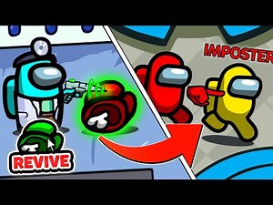 Among Us but CREWMATES CAN REVIVE EACHOTHER (Doctor Role)