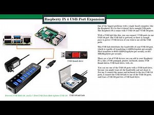 Raspberry Pi 4 USB Port Expansion