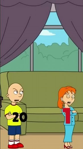 Rosie Gets Grounded Cartoon Animation Caillou